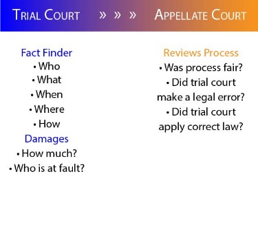 if an appellate court affirms a case it means