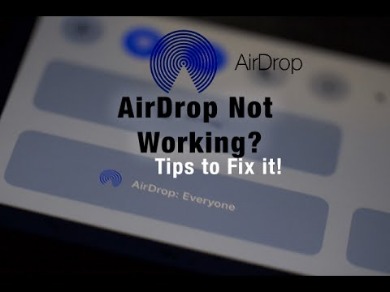 why is airdrop not working